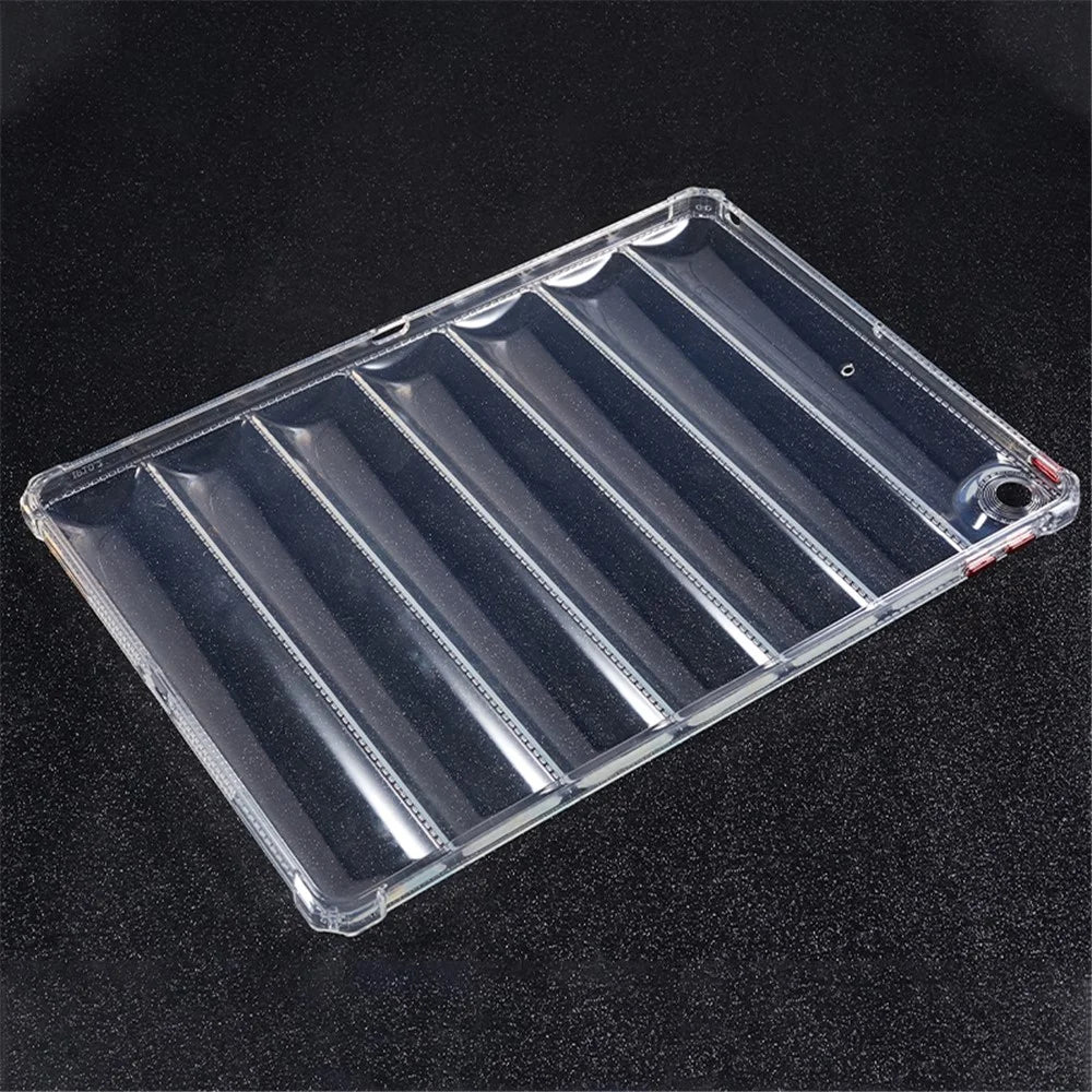 For iPad 10.2 (2021) / (2020) / (2019) Transparent Tablet Case Airbag Down Jacket Design TPU Back Cover - 6