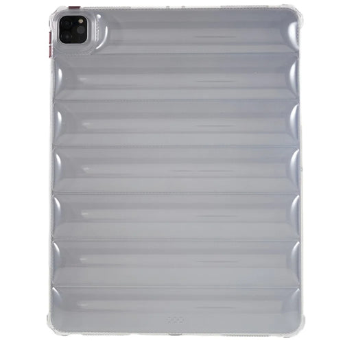 For iPad Pro 12.9 (2020) / (2021) / (2022) Tablet Case Airbag Down Jacket Design Clear TPU Tablet Cover - 1