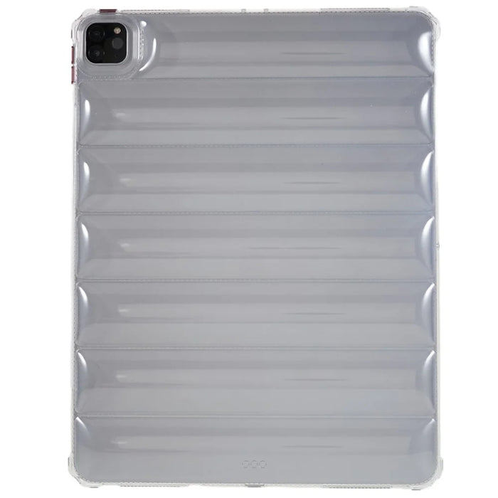 For iPad Pro 12.9 (2020) / (2021) / (2022) Tablet Case Airbag Down Jacket Design Clear TPU Tablet Cover - 1