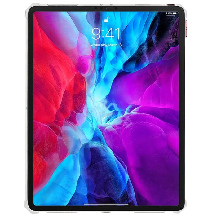 For iPad Pro 12.9 (2020) / (2021) / (2022) Tablet Case Airbag Down Jacket Design Clear TPU Tablet Cover - 2