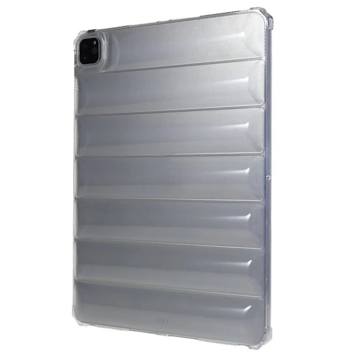 For iPad Pro 12.9 (2020) / (2021) / (2022) Tablet Case Airbag Down Jacket Design Clear TPU Tablet Cover - 4
