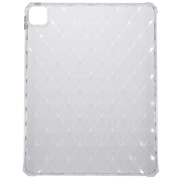 TPU Tablet Case for iPad Pro 12.9 (2022) / (2021) / (2020) Airbag Diamond Texture Clear Anti-drop Cover - 3