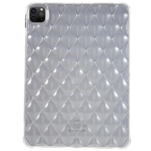For iPad Pro 11 (2020) / (2021) / (2022) TPU Tablet Case Airbag Diamond Texture Transparent TPU Tablet Cover - 1