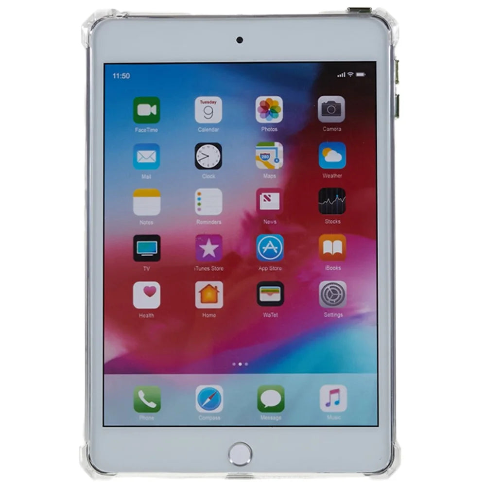 For iPad mini 4 / mini (2019) 7.9 inch Anti-drop Tablet Case Airbag Diamond Texture Clear TPU Cover - 3