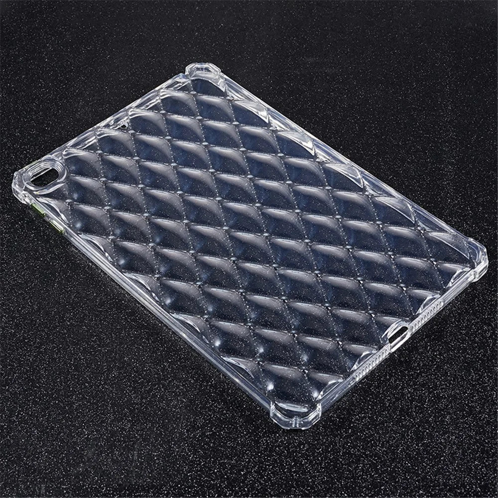 For iPad mini 4 / mini (2019) 7.9 inch Anti-drop Tablet Case Airbag Diamond Texture Clear TPU Cover - 5