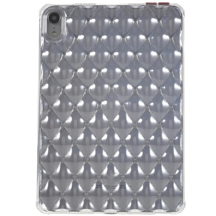 For iPad mini (2024) / mini (2021) Airbag Diamond Texture Tablet Case Drop-Proof Soft TPU Clear Tablet Cover - 1