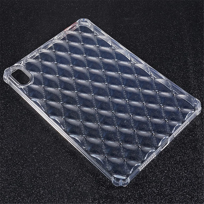For iPad mini (2024) / mini (2021) Airbag Diamond Texture Tablet Case Drop-Proof Soft TPU Clear Tablet Cover - 5