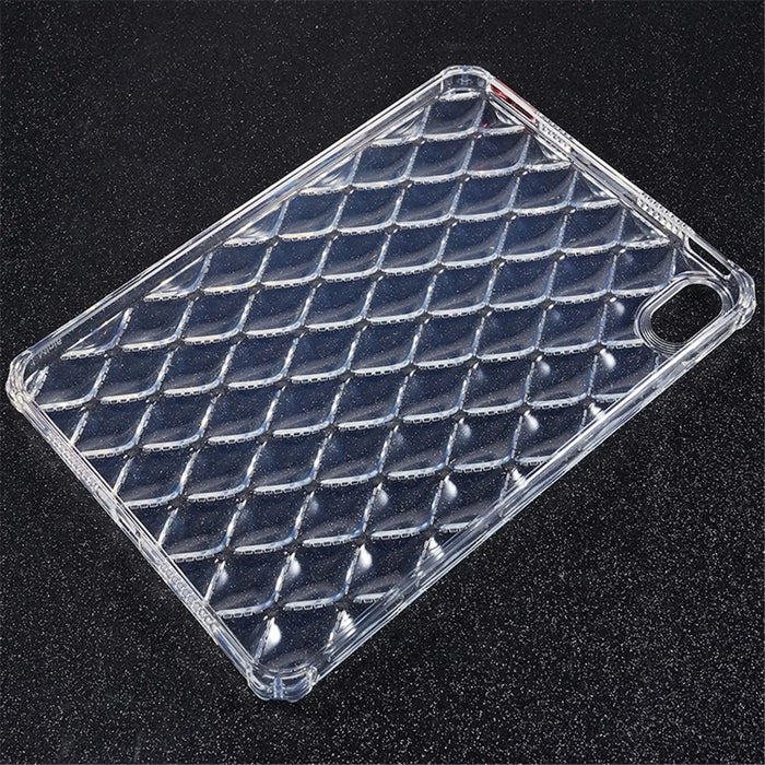 For iPad mini (2024) / mini (2021) Airbag Diamond Texture Tablet Case Drop-Proof Soft TPU Clear Tablet Cover - 6