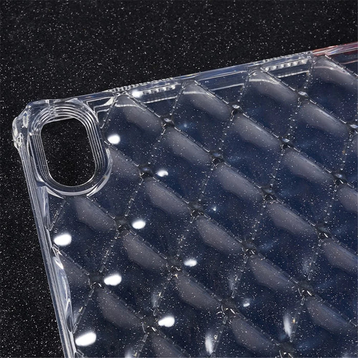 For iPad mini (2024) / mini (2021) Airbag Diamond Texture Tablet Case Drop-Proof Soft TPU Clear Tablet Cover - 7