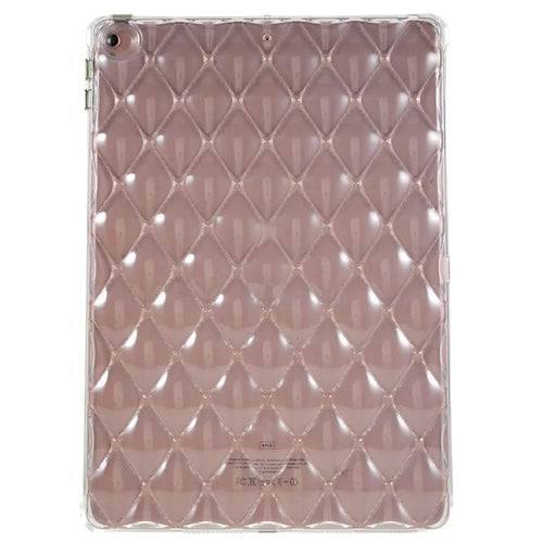 For iPad 10.2 (2021) / (2020) / (2019) Airbag Diamond Texture Anti-drop Cover Soft TPU Clear Tablet Case - 1