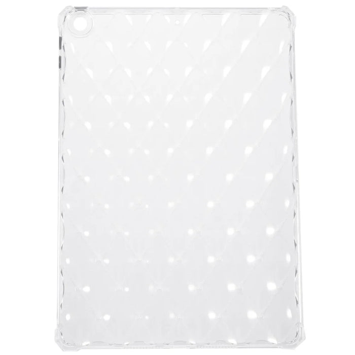 For iPad 10.2 (2021) / (2020) / (2019) Airbag Diamond Texture Anti-drop Cover Soft TPU Clear Tablet Case - 2