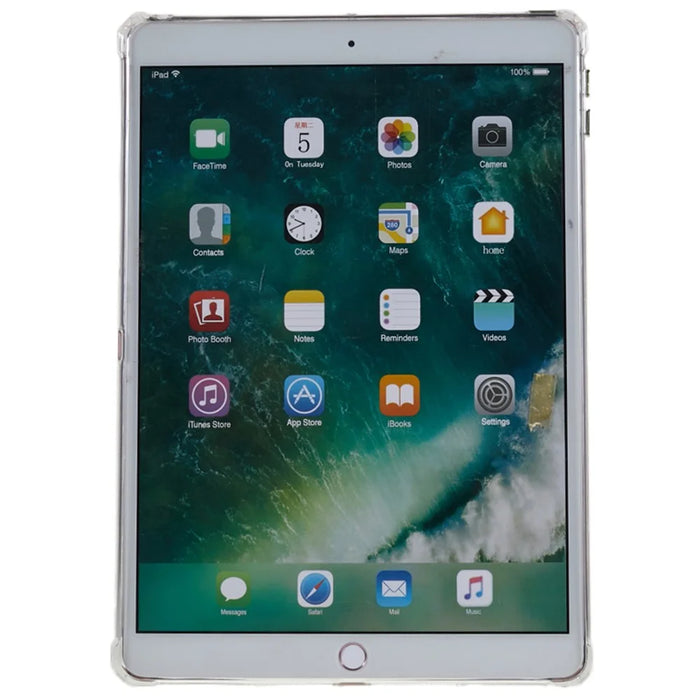 For iPad 10.2 (2021) / (2020) / (2019) Airbag Diamond Texture Anti-drop Cover Soft TPU Clear Tablet Case - 3