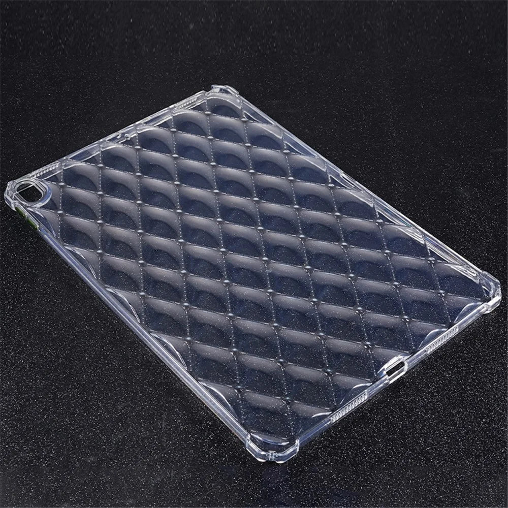 For iPad Air 10.5 inch (2019) / Pro 10.5-inch (2017) Airbag Diamond Texture Tablet Cover TPU Clear Drop-proof Case - 5