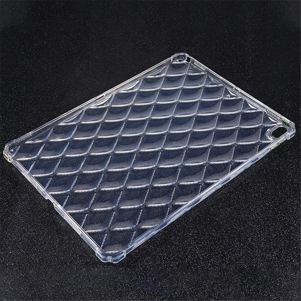 For iPad Air 10.5 inch (2019) / Pro 10.5-inch (2017) Airbag Diamond Texture Tablet Cover TPU Clear Drop-proof Case - 6