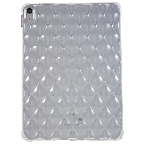 For iPad Air (2022) / (2020) Airbag Diamond Texture TPU Cover Anti-drop Clear Tablet Case - 1