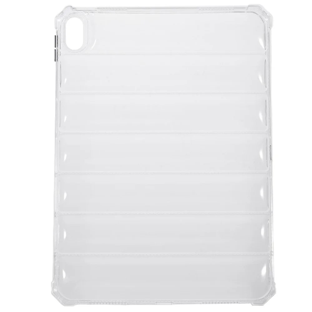 For iPad (2025) / 10.9 (2022) Soft TPU Clear Tablet Case Airbag Down Jacket Design Anti-Drop Cover - 2