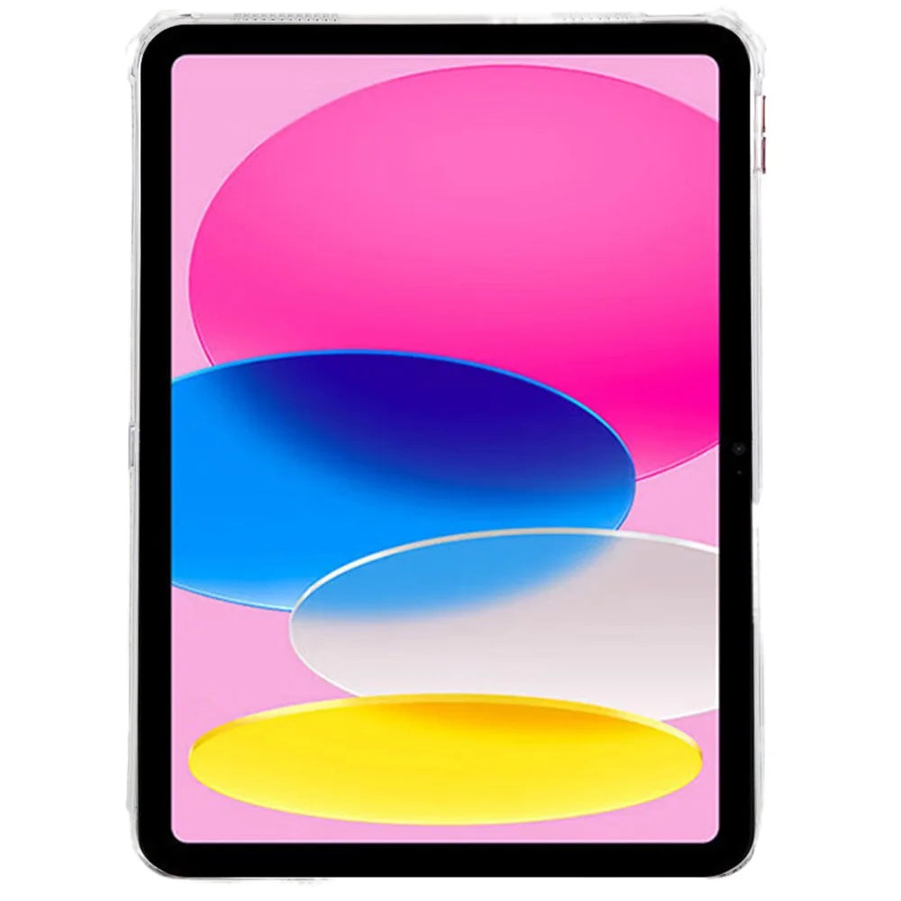 For iPad (2025) / 10.9 (2022) Soft TPU Clear Tablet Case Airbag Down Jacket Design Anti-Drop Cover - 3