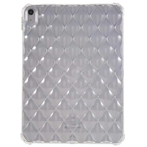 For iPad (2025) / 10.9 (2022) Airbag Diamond Texture Tablet Anti-Drop Cover Soft TPU Clear Back Case - 1