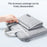 15-15.6 inch Laptop Sleeve Waterproof Oxford Cloth Notebook Handbag with Small Detachable Bag - Grey - 5