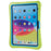 PEPKOO for iPad (2025) / 10.9 (2022) Shockproof Tablet Case 360-degree Rotatable PC Kickstand EVA Protective Cover - Green / Blue - 4