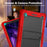For Lenovo Tab M10 Plus TB-X606 Kickstand Shockproof Cover Silicone + PC Tablet Case - Red+Black - 5