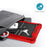 For Lenovo Tab M10 Plus TB-X606 Kickstand Shockproof Cover Silicone + PC Tablet Case - Red+Black - 7