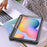 For Samsung Galaxy Tab S6 Lite (2024) / S6 Lite (2022) / S6 Lite (2020) Silicone + PC Tablet Case Kickstand Protection Cover - Black - 7