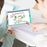 For Samsung Galaxy Tab A7 Lite 8.7-inch Tablet Case Silicone + PC Rugged Protective Kickstand Cover - Grey+Mint Green - 6