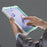 For Samsung Galaxy Tab A7 Lite 8.7-inch Tablet Case Silicone + PC Rugged Protective Kickstand Cover - Grey+Mint Green - 7
