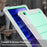 For Samsung Galaxy Tab A7 10.4 (2020) / (2022) Tablet Case Silicone + PC Protective Armor Kickstand Cover - Grey+Mint Green - 3