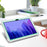 For Samsung Galaxy Tab A7 10.4 (2020) / (2022) Tablet Case Silicone + PC Protective Armor Kickstand Cover - Grey+Mint Green - 7