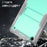For Samsung Galaxy Tab A8 10.5 (2021) / (2022) Tablet Case Kickstand Silicone + PC Shockproof Armor Cover - Grey+Mint Green - 4