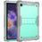 For Samsung Galaxy Tab A8 10.5 (2021) / (2022) Tablet Case Kickstand Silicone + PC Shockproof Armor Cover - Grey+Mint Green - 7