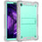 For Lenovo Tab M10 Plus Kickstand Tablet Case Silicone + PC Rugged Kids Protective Cover - Grey+Mint Green - 2