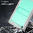 For Lenovo Tab M10 Plus Kickstand Tablet Case Silicone + PC Rugged Kids Protective Cover - Grey+Mint Green - 5