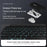 For Honor Pad V8 Leather Case + Bluetooth-compatible Keyboard with Backlight Trackpad - 6