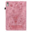 For Lenovo Tab P11 Gen 2 11.5" Card Holder Tablet Case Imprinted PU Leather Tablet Cover with Stand - Pink - 7