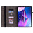 For Lenovo Tab M10 (Gen 3) Shockproof PU Leather Case Imprinted Design Stand Tablet Cover with Pen Holder - Pink - 2