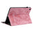 For Lenovo Tab M10 (Gen 3) Shockproof PU Leather Case Imprinted Design Stand Tablet Cover with Pen Holder - Pink - 4