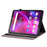 PU Leather Case for Lenovo Tab M7 (3rd Gen) Anti-drop Imprinted Tablet Stand Cover with Pen Holder - Pink - 3