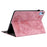 For Realme Pad X Card Holder Tablet Case Imprinted PU Leather Stand Protective Cover - Pink - 4
