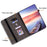 For Realme Pad X Card Holder Tablet Case Imprinted PU Leather Stand Protective Cover - Pink - 6