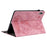 Card Slots Tablet Case for Realme Pad Mini , Imprinted PU Leather Stand Full Protection Cover - Pink - 4