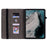 PU Leather Stand Tablet Case for Nokia T20 , Imprinted Card Holder Full Protection Tablet Cover - Pink - 2