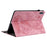 PU Leather Stand Tablet Case for Nokia T20 , Imprinted Card Holder Full Protection Tablet Cover - Pink - 4
