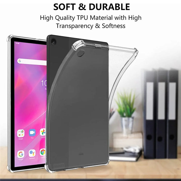 Clear Tablet Case for Lenovo Tab M10 (Gen 3) , Reinforced Corners Shockproof Tablet TPU Cover - 3