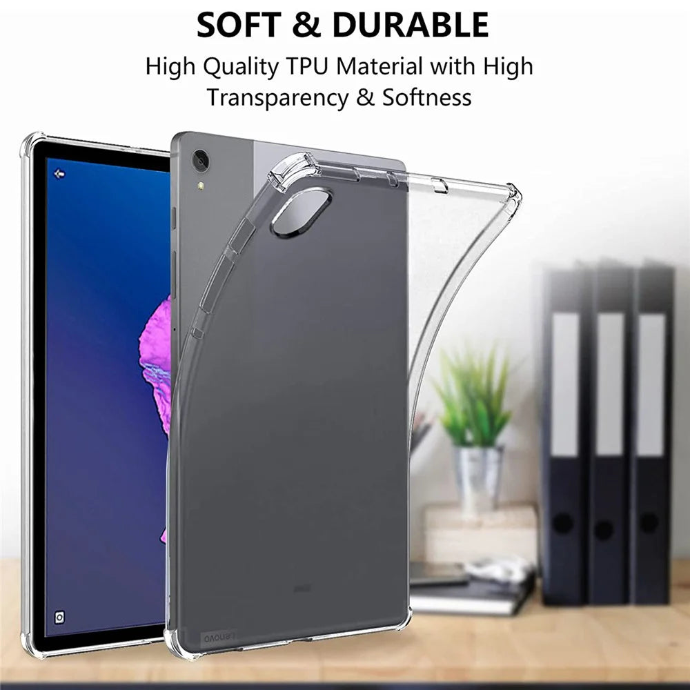 For Lenovo Tab P11 5G TPU Tablet Case Reinforced Corners Drop-proof Clear Tablet Cover - 3