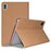 For Blackview Tab 6 PU Leather Tablet Case Folding Stand Shockproof Business Cover - Gold - 1