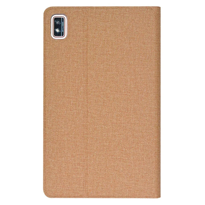 For Blackview Tab 6 PU Leather Tablet Case Folding Stand Shockproof Business Cover - Gold - 3