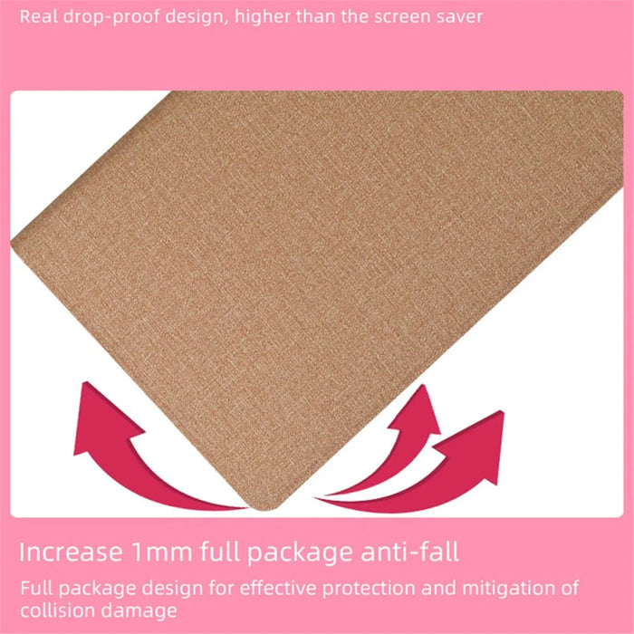 For Blackview Tab 6 PU Leather Tablet Case Folding Stand Shockproof Business Cover - Gold - 6